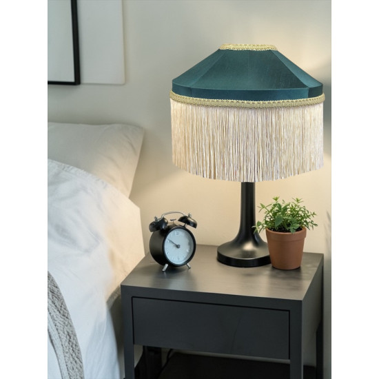 Holly Green and Cream Tiffany Lampshades