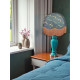 William Morris Birds Blue Dome Lampshade