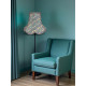 William Morris Birds Blue Modern Lampshade