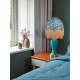 William Morris Birds Blue Parachute Dome Lampshade