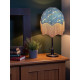 William Morris Birds Blue Parachute Dome Lampshade