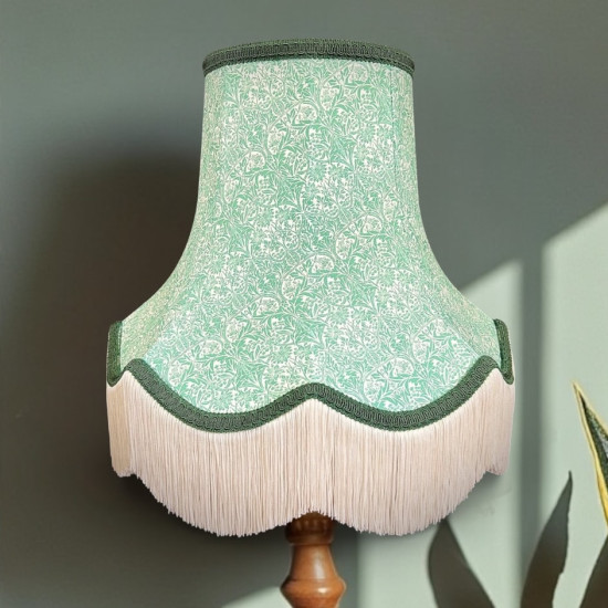 William Morris Bluebell Green Lampshade