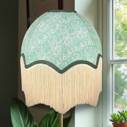 William Morris Bluebell Green Parachute Dome Lampshade