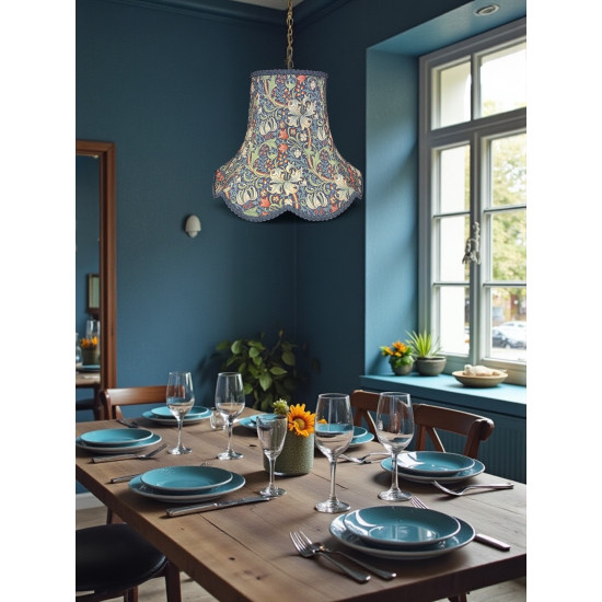 William Morris Golden Lily Jewel Modern Lampshade