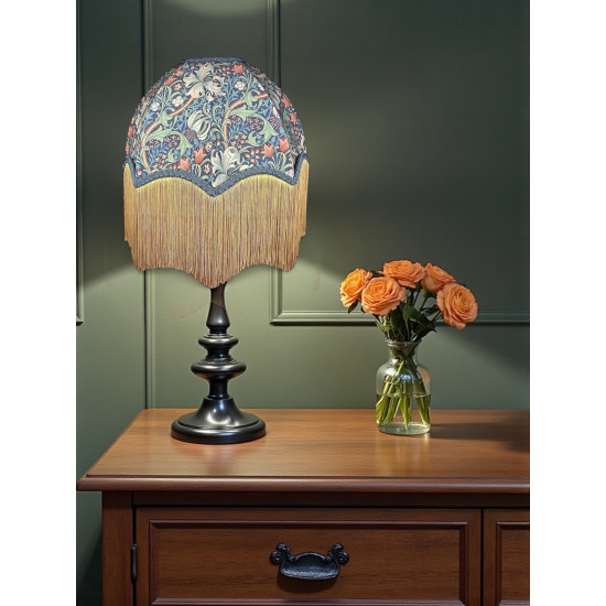 William Morris Golden Lily Jewel Parachute Dome Lampshade