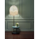 William Morris Golden Lily Pool Blue Parachute Dome Lampshade