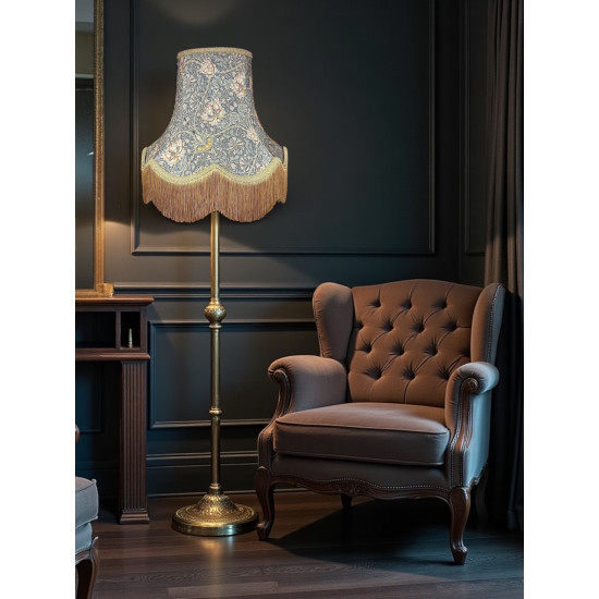 William Morris Honeysuckle Steel Lampshade