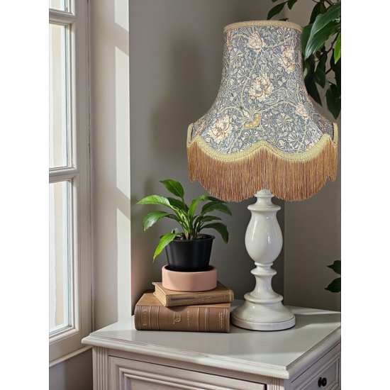 William Morris Honeysuckle Steel Lampshade