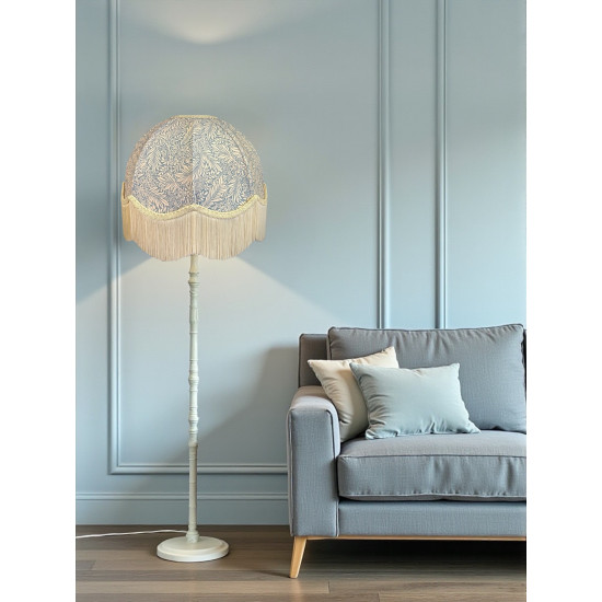 William Morris Larkspur Azure Cream Dome Lampshade