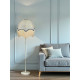 William Morris Larkspur Azure Slate Parachute Dome Lampshade