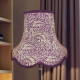 William Morris Larkspur Damson Purple Modern Lampshade
