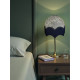 William Morris Larkspur Ebony Black Parachute Dome Lampshade