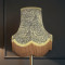 William Morris Larkspur Ebony Gold Lampshade