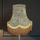 William Morris Larkspur Ebony Gold Lampshade