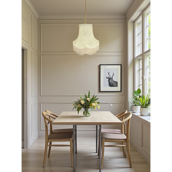 William Morris Larkspur Linen Cream Lampshade