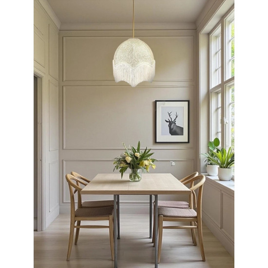 William Morris Larkspur Linen Parachute Dome Lampshade