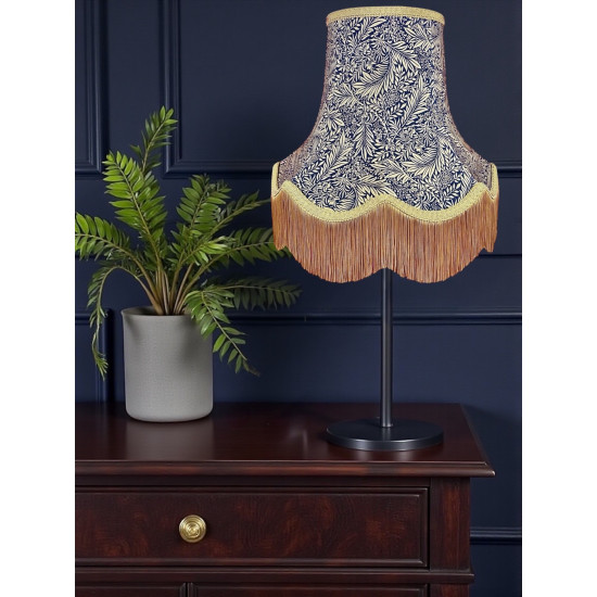 William Morris Larkspur Navy Gold Lampshade