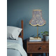 William Morris Larkspur Navy Gold Modern Lampshade
