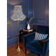 William Morris Larkspur Navy Gold Modern Lampshade