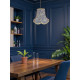 William Morris Larkspur Navy Gold Modern Lampshade