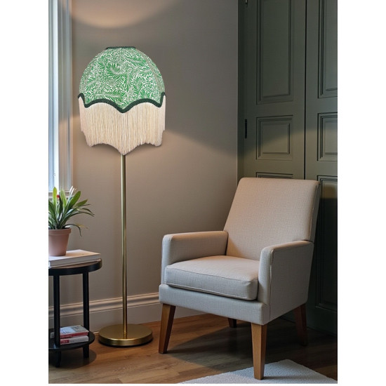 William Morris Larkspur Sage Cream Parachute Dome Lampshade