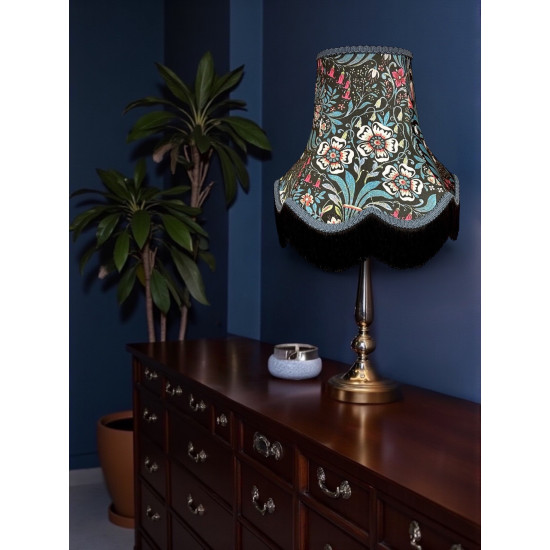 William Morris Molly Black Lampshade