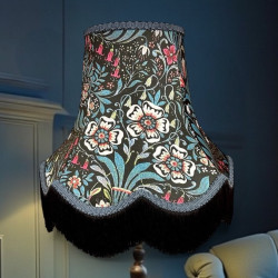 William Morris Molly Black Lampshade
