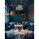 William Morris Molly Black Parachute Dome Lampshade