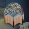 William Morris Molly Black Tassel Parachute Dome Lampshade