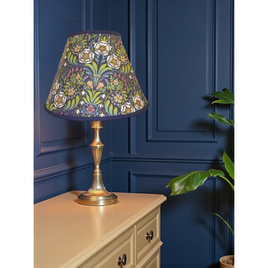 William Morris Molly Blue Fabric Tapered Empire Lampshade