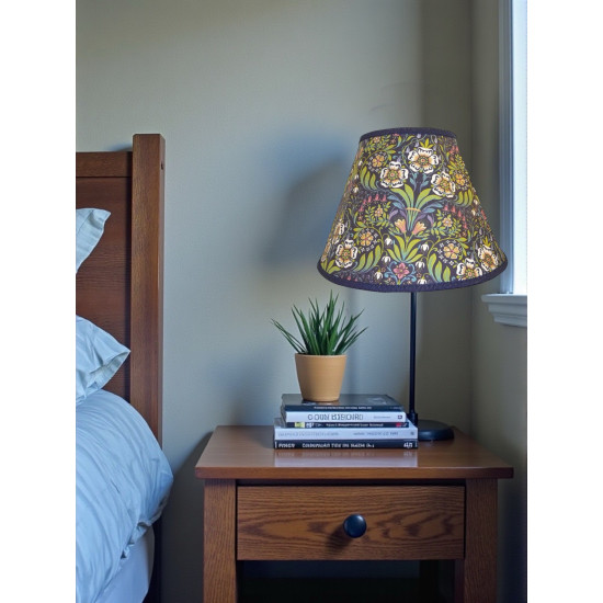 William Morris Molly Blue Fabric Tapered Empire Lampshade