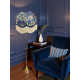 William Morris Molly Blue Dome Lampshade