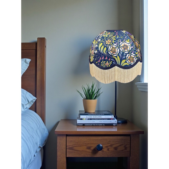 William Morris Molly Blue Dome Lampshade