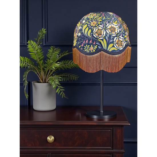 William Morris Molly Blue Gold Dome Lampshade