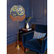 William Morris Molly Blue Gold Dome Lampshade