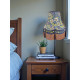 William Morris Molly Blue Fabric Double Scallop Lampshade