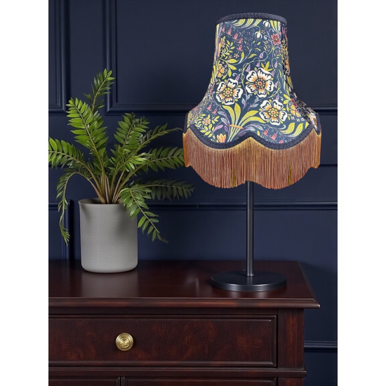 William Morris Molly Blue Gold Lampshade