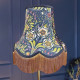William Morris Molly Blue Gold Lampshade