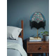 William Morris Molly Blue Panel Parachute Dome Lampshade