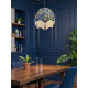 William Morris Molly Blue Tassel Parachute Dome Lampshade