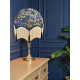William Morris Molly Blue Tassel Parachute Dome Lampshade