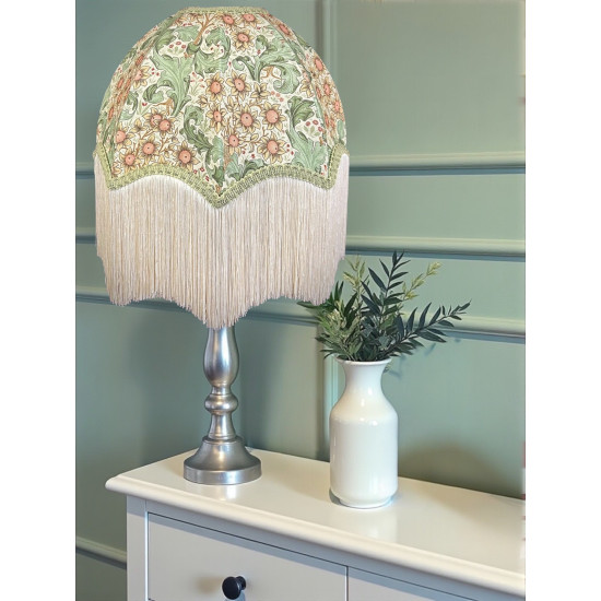 William Morris Orchid Buttercup Sage Parachute Dome Lampshade