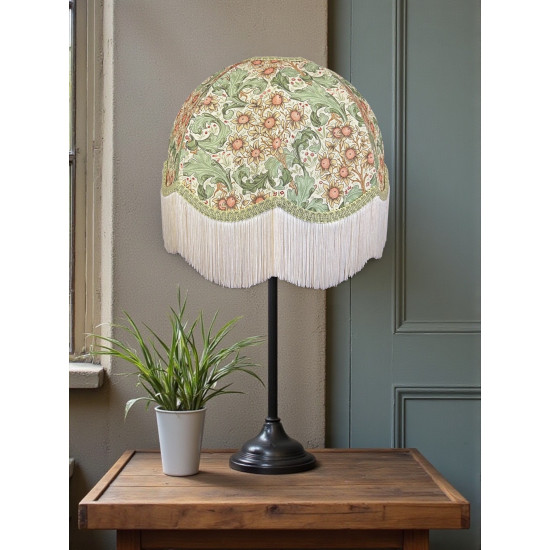 William Morris Orchid Buttercup Sage Dome Lampshade