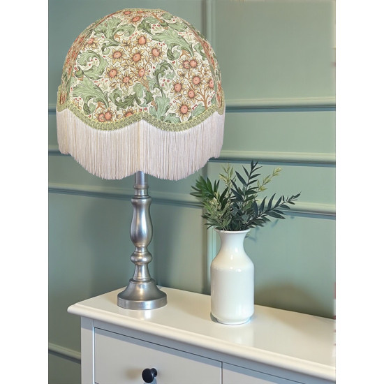 William Morris Orchid Buttercup Sage Dome Lampshade