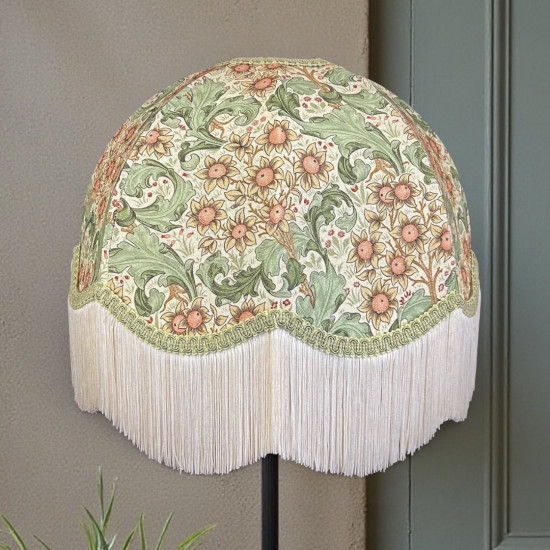 William Morris Orchid Buttercup Sage Dome Lampshade