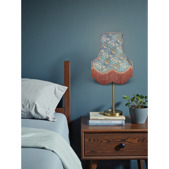 William Morris Peacock and Dragon Lampshade