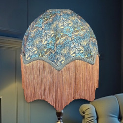 William Morris Peacock and Dragon Parachute Dome Lampshade
