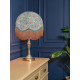 William Morris Snakeshead Blue Dome Lampshade