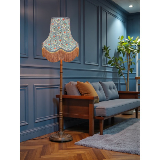William Morris Snakeshead Blue Lampshade