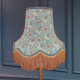 William Morris Snakeshead Blue Lampshade
